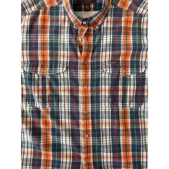 Madison Creek Men's Plaid Short Sleeve Button-Up Shirt Size L Multicolor - Picture 5 of 9